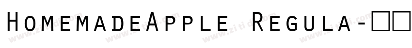 HomemadeApple Regula字体转换